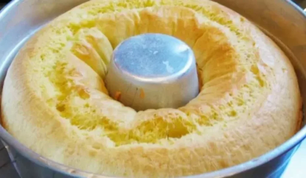 Bolo de pão de queijo Foto Reprodução da internet