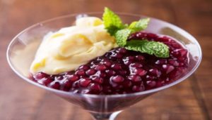 Como fazer sagu de vinho com creme