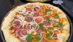 Receita de massa de pizza para fazer em casa