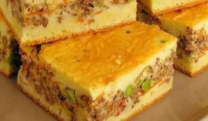 Torta de carne moída maravilhosa