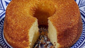 Receita de bolo de arroz cru