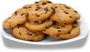 Cookies com gotas de chocolate