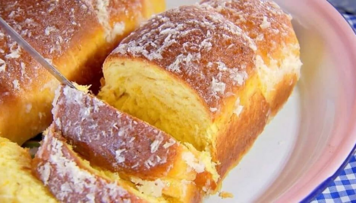 pão de abóbora com coco