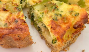 Quiche de brócolis