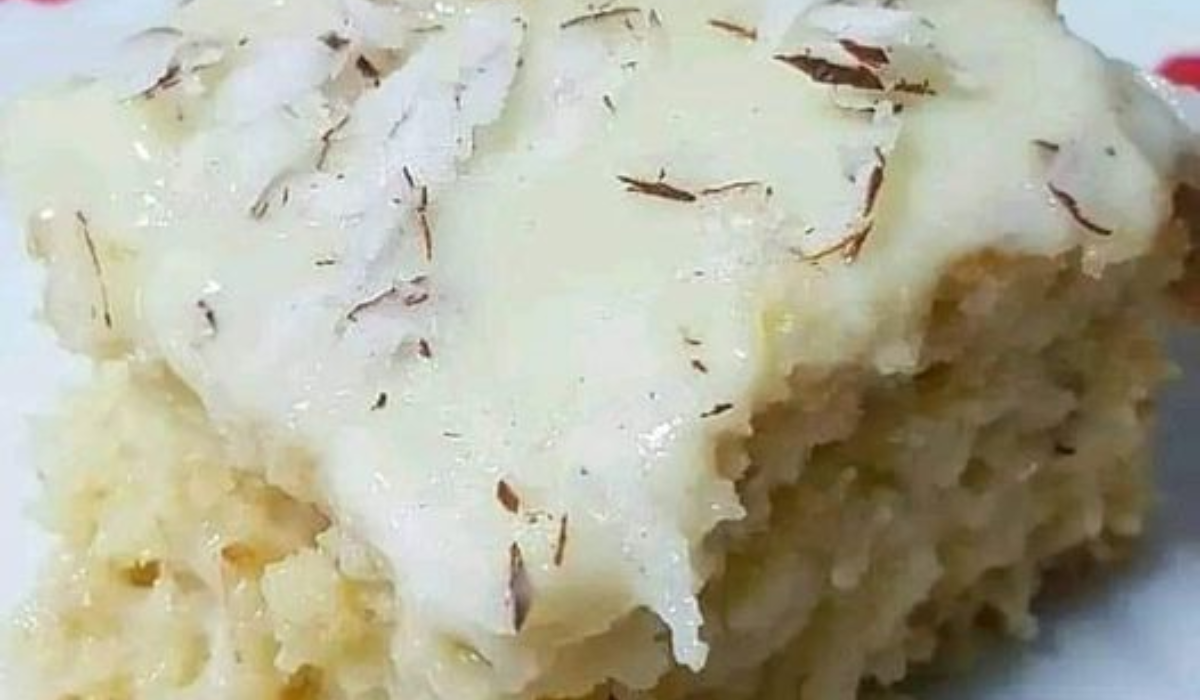 bolo de coco molhadinho