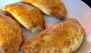 Pastel de batata doce com 3 ingredientes