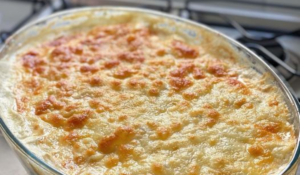 Bacalhau gratinado