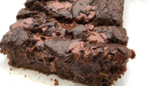 Brownie de Banana com Chocolate