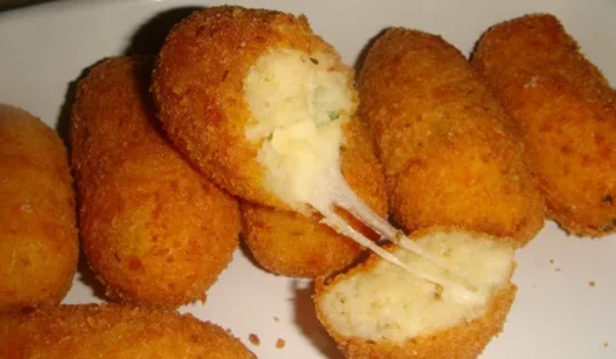 croquete de batata com queijo