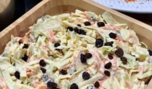 Salada de repolho americana