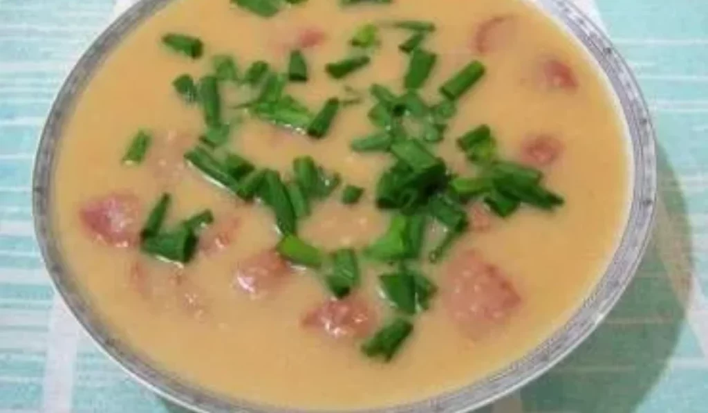 caldo de feijão branco