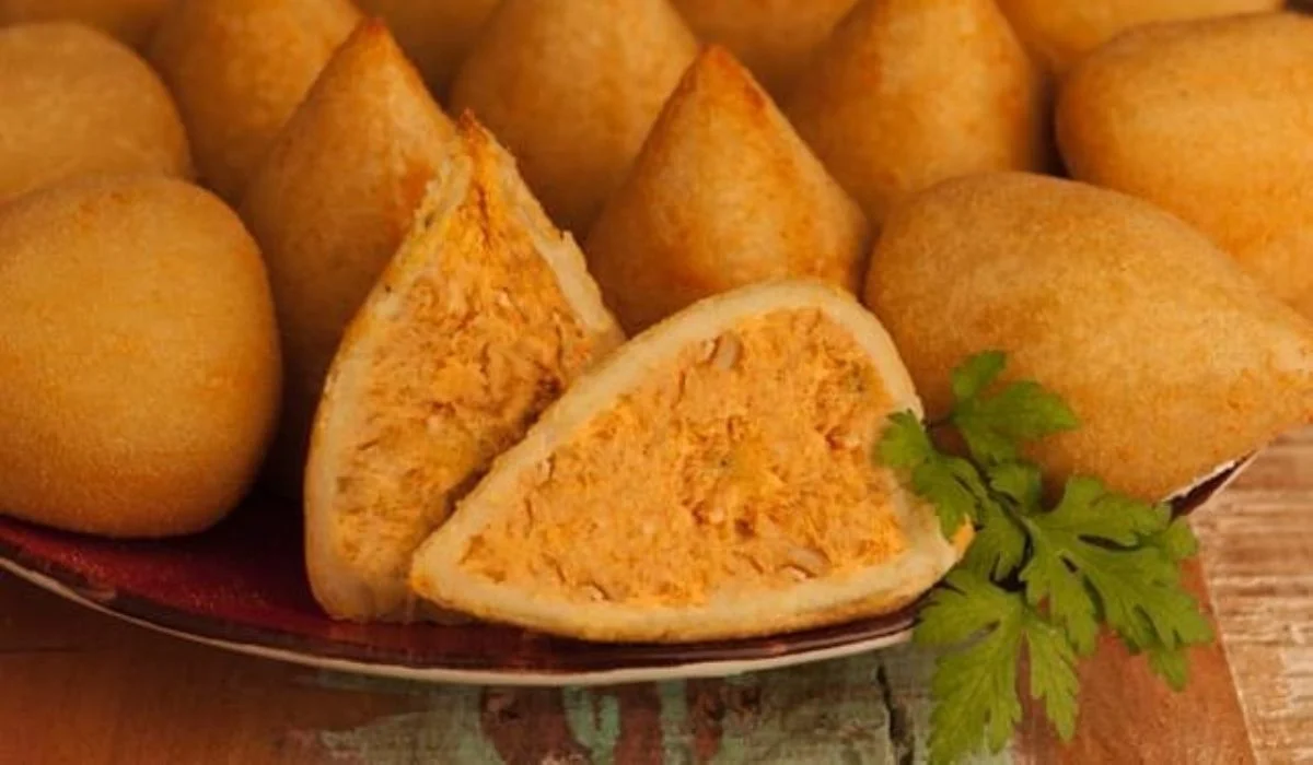 coxinha de frango com massa de mandioca/ imagem da internet