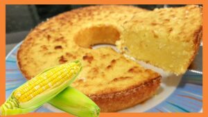 Bolo de MILHO VERDE tradicional: não vai farinha de trigo