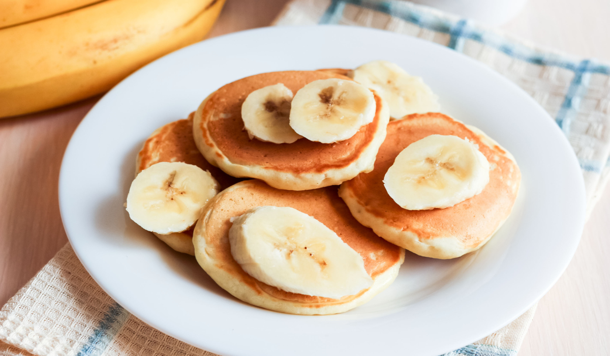 panqueca vegana de banana