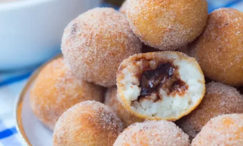 bolinho de chuva com chocolate