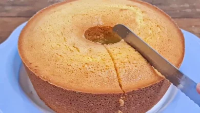 bolo de fubá com coco