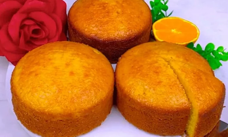 bolo de laranja úmido