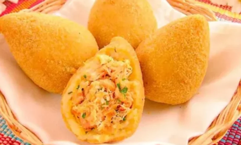 coxinha de mandioca