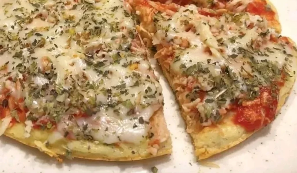 Receitas fáceis de frigideira -pizza low carb foto reprodução da internet