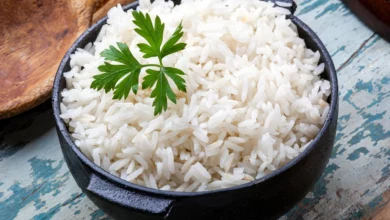 Como fazer arroz branco soltinho Foto Canva Pro
