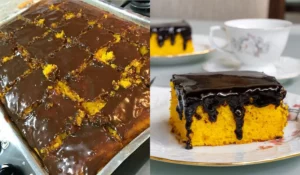 Bolo de Cenoura para o cafezinho da tarde, as crianças vão amar