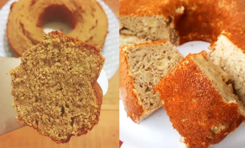 Bolo de banana Low Carb rápido e fácil de fazer