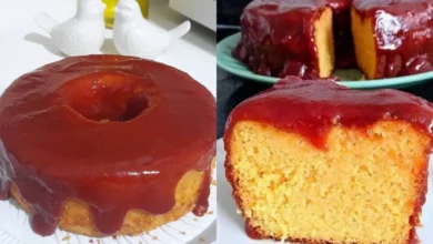 Bolo de milho com goiabada, opção perfeita para o café da tarde