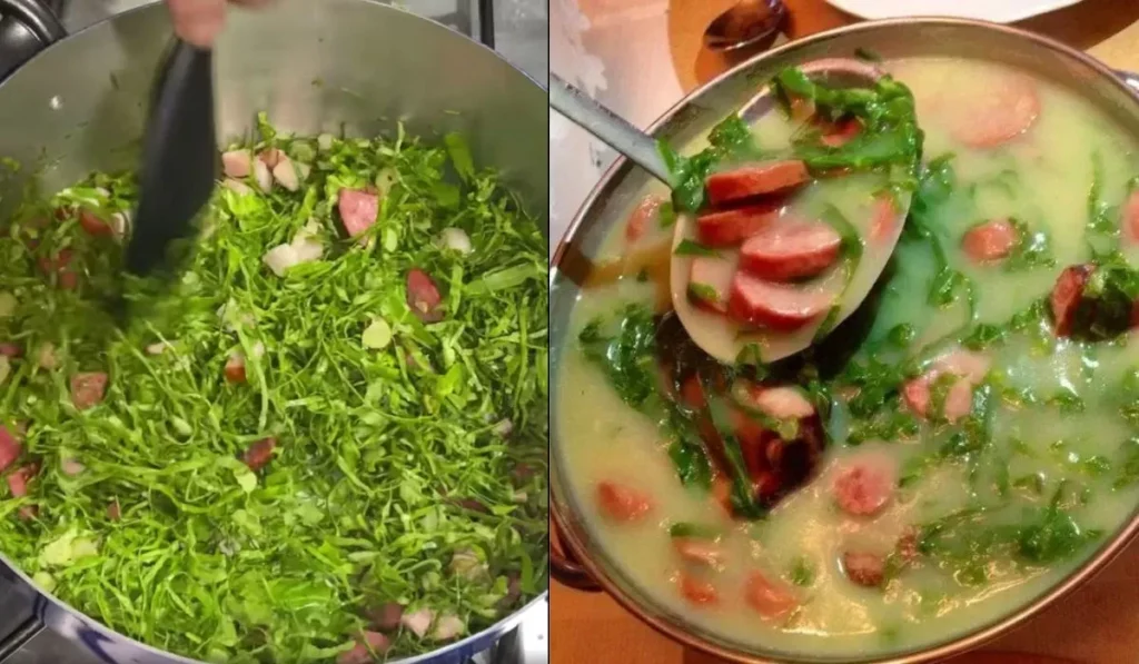 Caldo verde para o inverno, pronto em 40 minutos