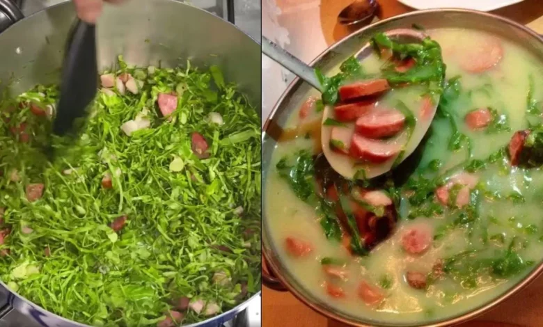 Caldo verde para o inverno, pronto em 40 minutos