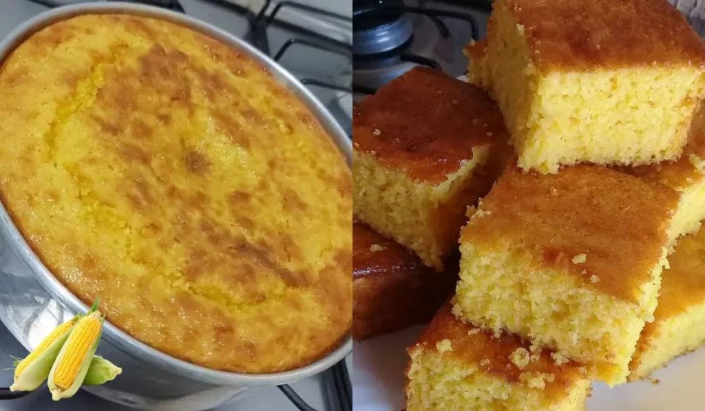 O melhor bolo de milho para preparar no café da tarde