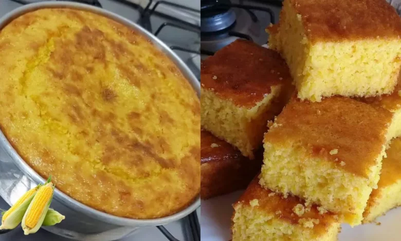 O melhor bolo de milho para preparar no café da tarde