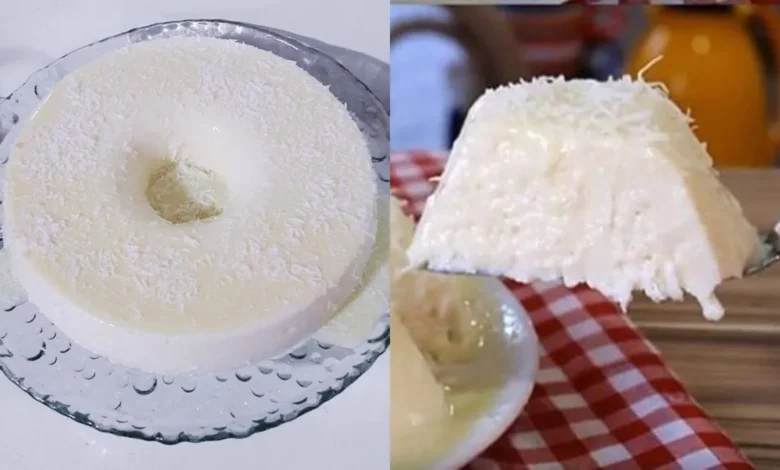 Pudim de Coco sem precisar ir ao forno, delicioso e rápido de fazer