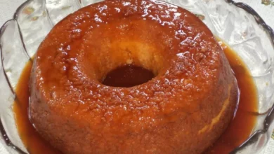 Pudim de tapioca para servir depois do almoço de domingo