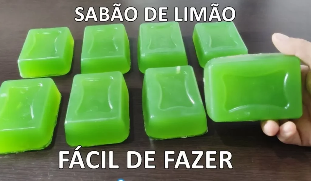 Sabão de limão caseiro