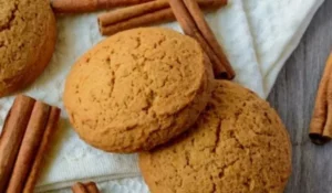 Biscoito amanteigado de canela