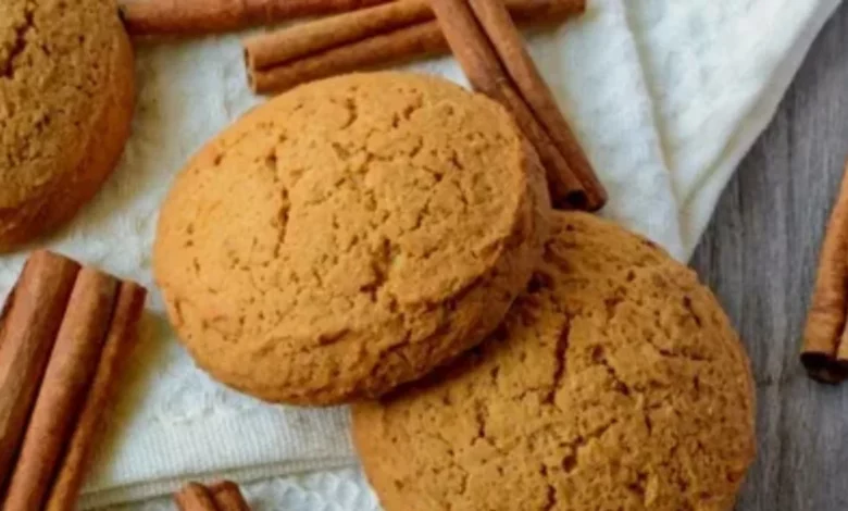 biscoito amanteigado de canela