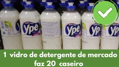 detergente caseiro