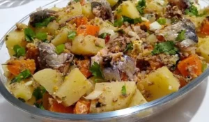 Salada de Sardinha simples e fácil de preparar: ótima opção para semana Santa!