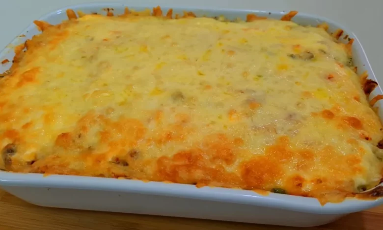 Arroz de forno à parmegiana