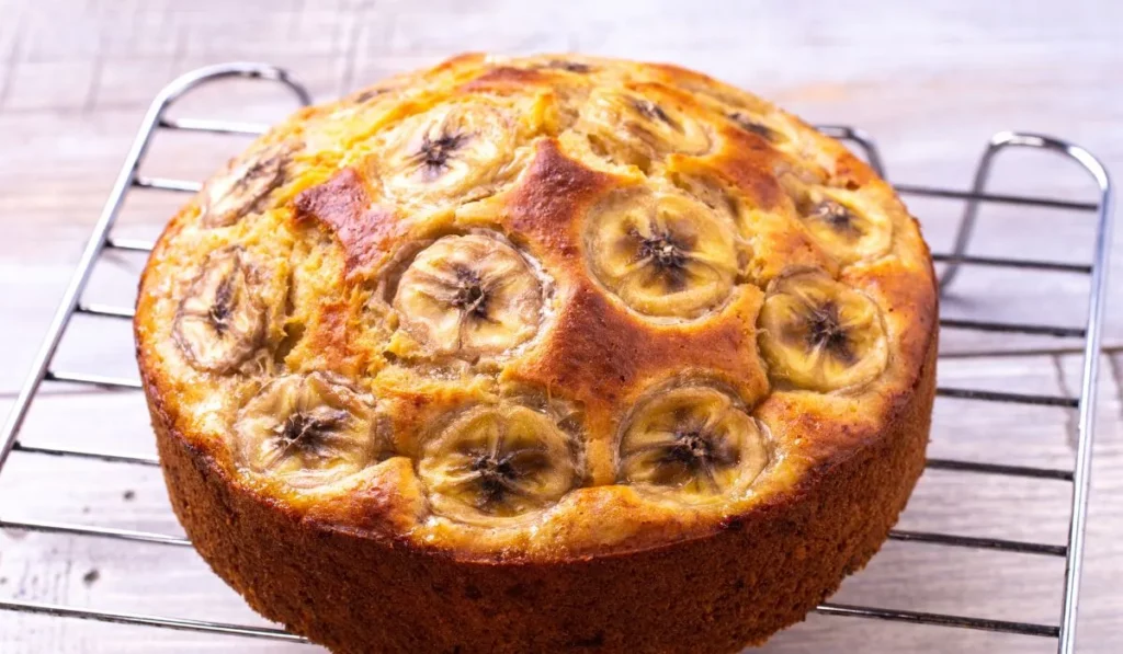 Bolo de banana na airfryer