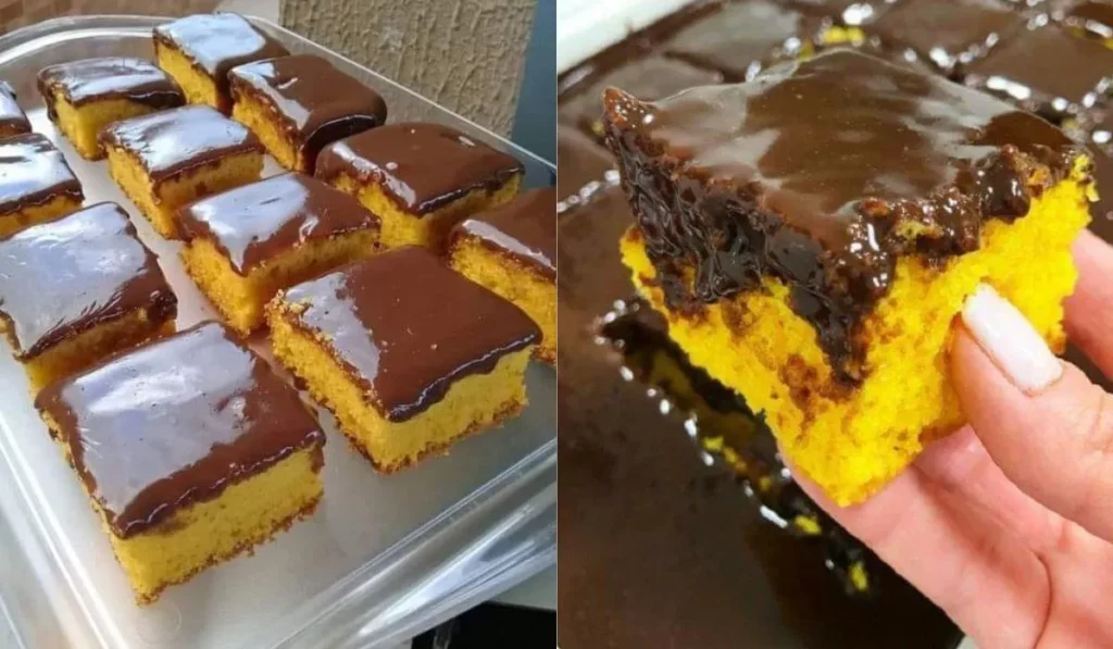 Bolo de cenoura simples e fofinho