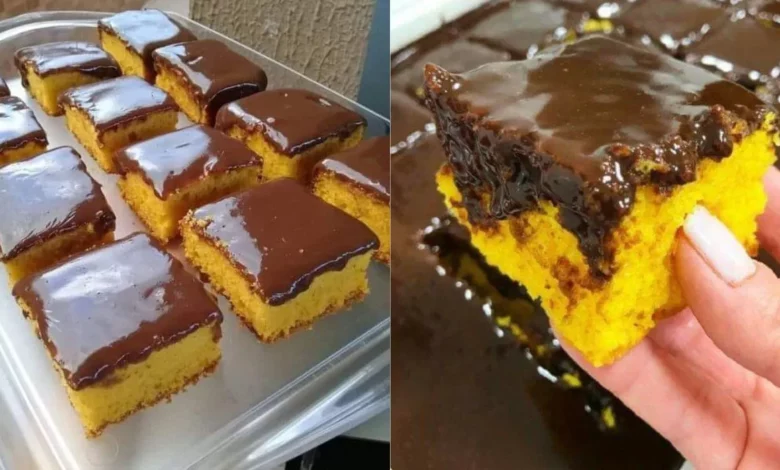 Bolo de cenoura simples e fofinho