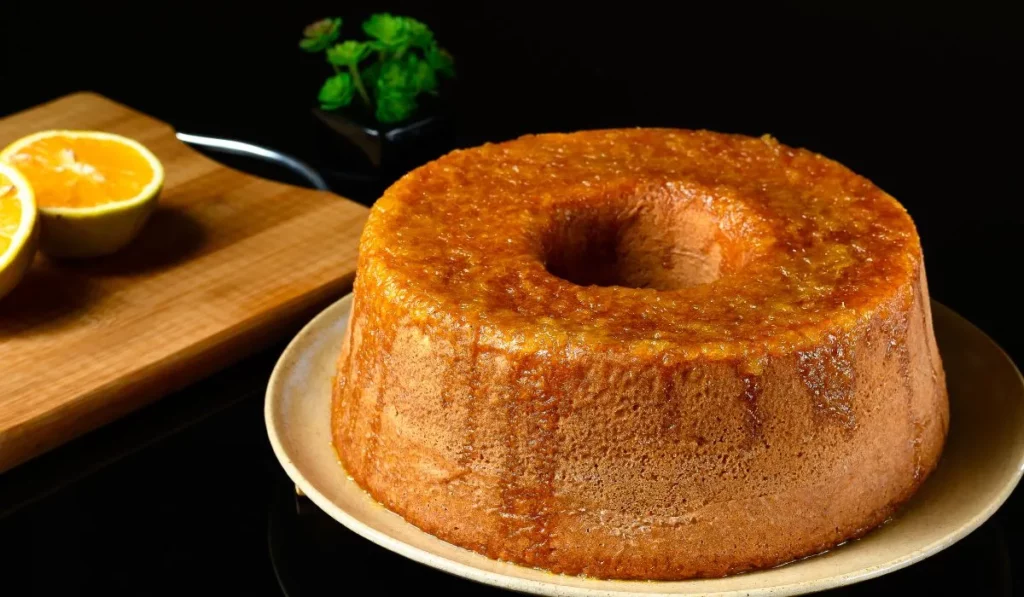 Bolo de laranja sem lactose fica fofinho e saboroso, muito fácil de fazer