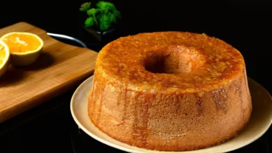 Bolo de laranja sem lactose fica fofinho e saboroso, muito fácil de fazer