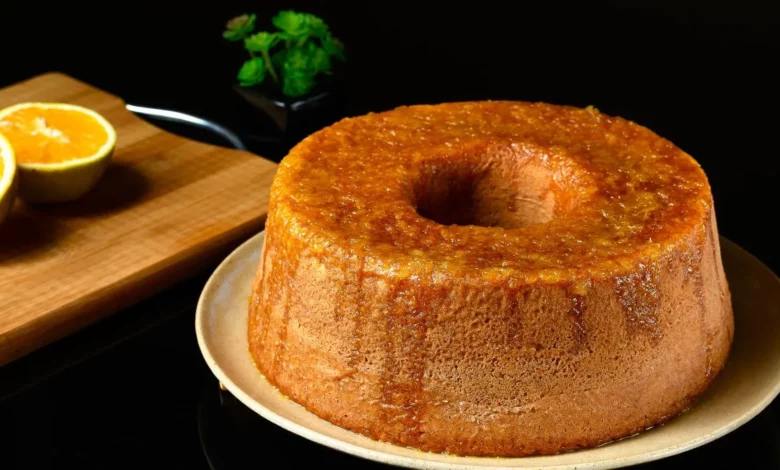 Bolo de laranja sem lactose fica fofinho e saboroso, muito fácil de fazer