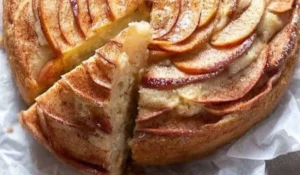Bolo de maçã saudável