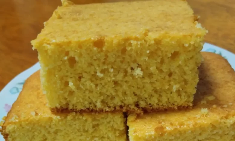 Bolo fofinho de fubá Foto: Receitas Maravilhosas