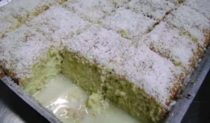 Bolo simples de coco no liquidador