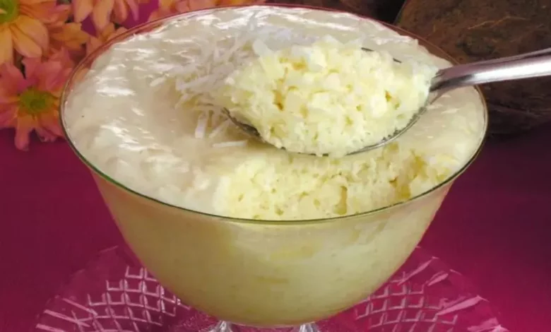 Mousse de cocada para dia das mães