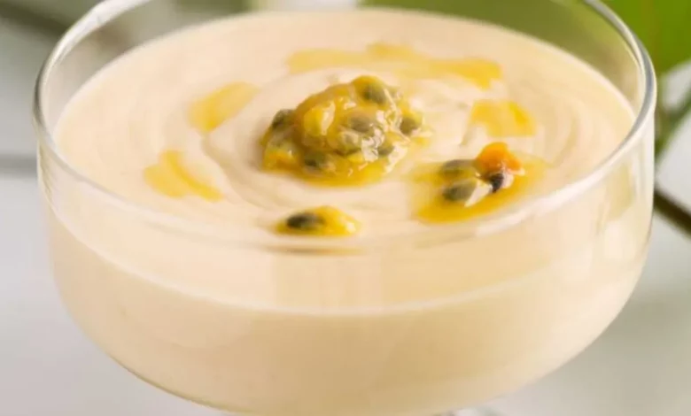 Mousse de maracujá com Tang, receita super fácil de fazer